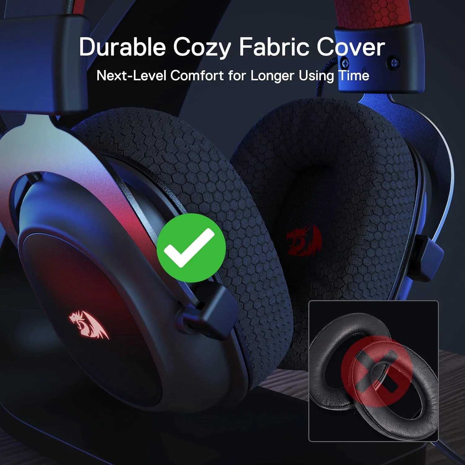 Redragon H510 PRO Zeus-X RGB Wireless Gaming Headset - 7.1 Surround Sound Redragon H510 PRO Zeus-X RGB Wireless Gaming Headset - 7.1 Surround Sound
